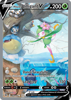 Hisuian Lilligant V z edície Astral Radiance, karta č.163