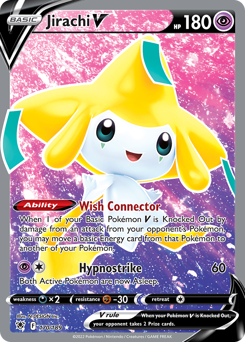 Jirachi V z edície Astral Radiance, karta č.170