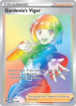 Gardenia's Vigor z edície Astral Radiance, karta č.202