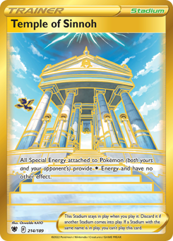 Temple of Sinnoh z edície Astral Radiance, karta č.214