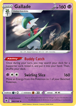 Gallade z edície Astral Radiance, karta č.62