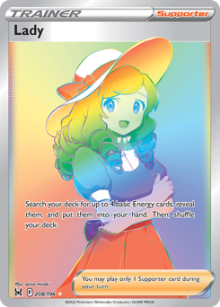 Lady z edície Lost Origin, karta č.208
