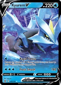 Kyurem V z edície Lost Origin, karta č.48