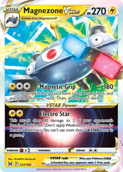 Magnezone VSTAR z edície Lost Origin, karta č.57