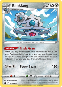 Klinklang z edície Silver Tempest, karta č.125