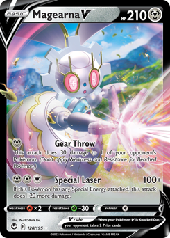Magearna V z edície Silver Tempest, karta č.128