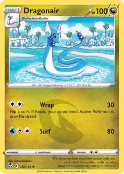 Dragonair z edície Silver Tempest, karta č.130