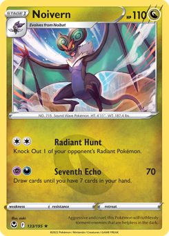 Noivern z edície Silver Tempest, karta č.133