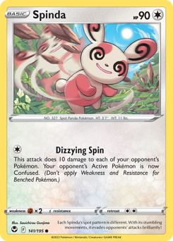 Spinda z edície Silver Tempest, karta č.141