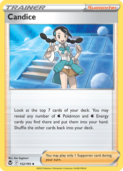 Candice z edície Silver Tempest, karta č.152