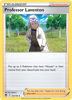 Professor Laventon z edície Silver Tempest, karta č.162