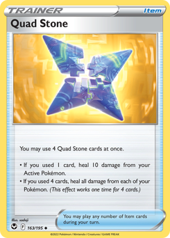 Quad Stone z edície Silver Tempest, karta č.163