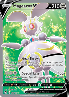 Magearna V z edície Silver Tempest, karta č.182