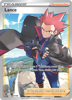 Lance z edície Silver Tempest, karta č.192