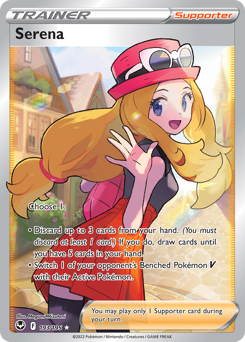 Serena z edície Silver Tempest, karta č.193