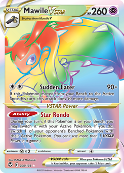 Mawile VSTAR z edície Silver Tempest, karta č.200