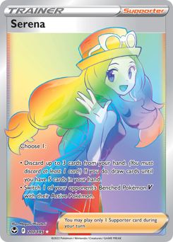 Serena z edície Silver Tempest, karta č.207