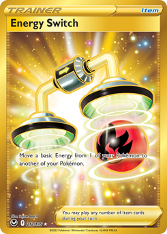 Energy Switch z edície Silver Tempest, karta č.212