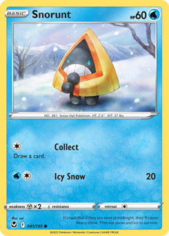 Snorunt z edície Silver Tempest, karta č.41