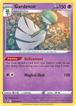 Gardevoir z edície Silver Tempest, karta č.69