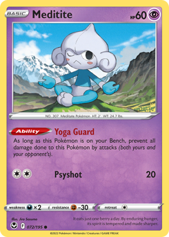 Meditite z edície Silver Tempest, karta č.72