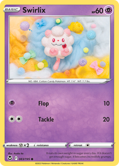 Swirlix z edície Silver Tempest, karta č.83