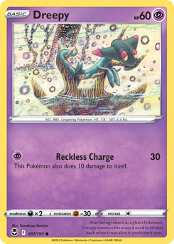 Dreepy z edície Silver Tempest, karta č.87