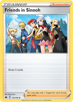 Friends in Sinnoh z edície Crown Zenith, karta č.131