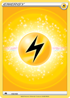 Lightning Energy z edície Crown Zenith, karta č.155
