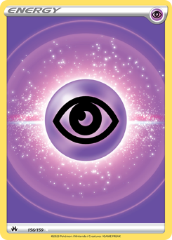Psychic Energy z edície Crown Zenith, karta č.156