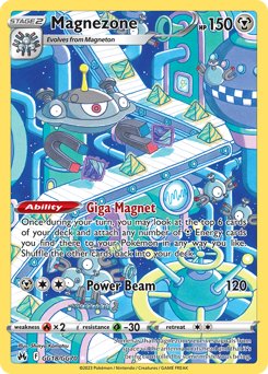 Magnezone z edície Crown Zenith Galarian Gallery, karta č.GG18
