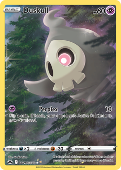 Duskull z edície Crown Zenith Galarian Gallery, karta č.GG28