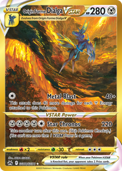 Origin Forme Dialga VSTAR z edície Crown Zenith Galarian Gallery, karta č.GG68