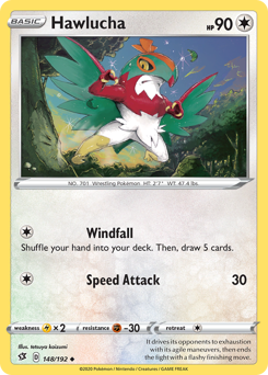 Hawlucha z edície Rebel Clash, karta č.148