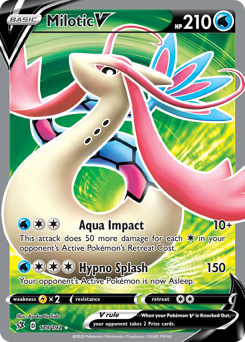 Milotic V z edície Rebel Clash, karta č.179