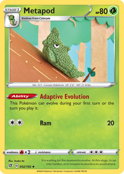 Metapod z edície Rebel Clash, karta č.2