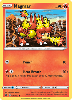 Magmar z edície Rebel Clash, karta č.29