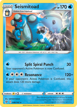 Seismitoad z edície Rebel Clash, karta č.46
