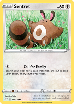 Sentret z edície Darkness Ablaze, karta č.135