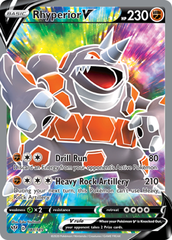 Rhyperior V z edície Darkness Ablaze, karta č.181