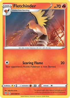 Fletchinder z edície Darkness Ablaze, karta č.31
