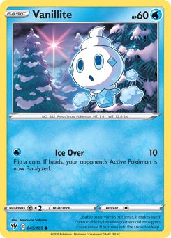 Vanillite z edície Darkness Ablaze, karta č.45