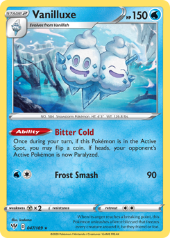 Vanilluxe z edície Darkness Ablaze, karta č.47