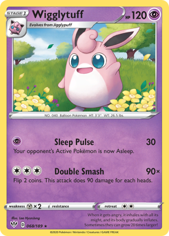 Wigglytuff z edície Darkness Ablaze, karta č.68