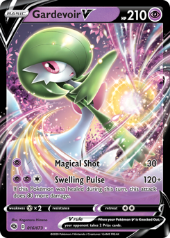 Gardevoir V z edície Champion's Path, karta č.16