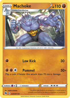 Machoke z edície Champion's Path, karta č.25