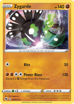 Zygarde z edície Champion's Path, karta č.28