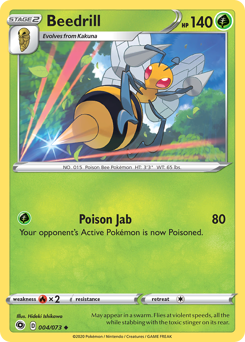 Beedrill z edície Champion's Path, karta č.4