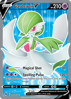 Gardevoir V z edície Champion's Path, karta č.70