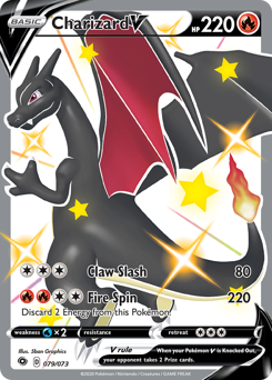 Charizard V z edície Champion's Path, karta č.79